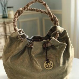 Michael Kors Gold Bag with Dust Bag